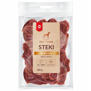 MACED Steki wołowe 500g 90% MIĘSA PRZEKĄSKA WOŁOWA