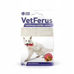 JOHN DOG VetFerus Wspomaga Skórę i Sierść 90g