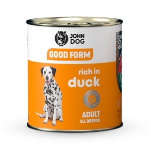 JOHN DOG Duck Adult Kaczka 800g MOKRA KARMA