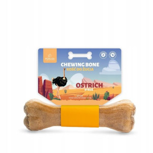 Pokusa Ostrich 17cm Kość Dla Psa Ze Strusiem