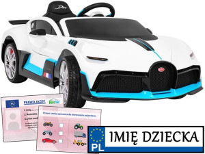 auto na pilota Bugatti DIVO POJAZD NA AKUMULATOR DLA DZIECI sportowy