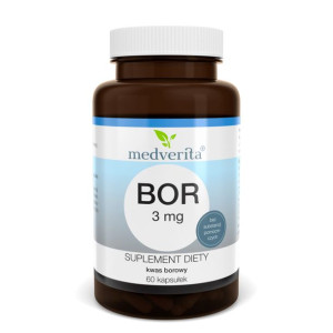 MEDVERITA Bor 3 mg Kwas Borowy 60 kaps.