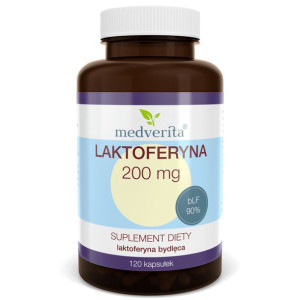 MEDVERITA Laktoferyna Forte 200 mg 120 kaps.