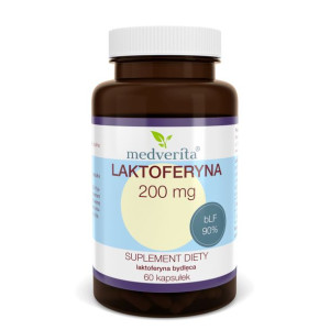 MEDVERITA Laktoferyna Forte 200 mg 60 kaps.