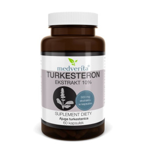 MEDVERITA Turkesteron 500 mg Ekstrakt 10% 60 kaps.