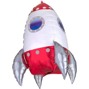 Balon Foliowy Rakieta Kosmos 55 Cm X 73 Cm