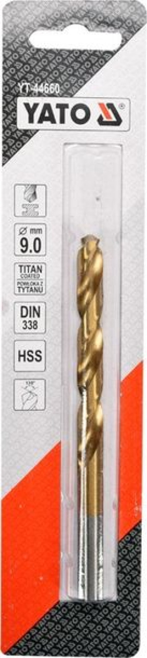 Wiertło Do Metalu Hss-tin 9 Mm Yt-44660 Yato