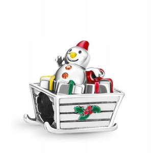 GNOCE - Charms Boże Narodzenie Snowman with Gifts