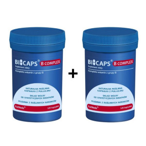 2× Suplement diety ForMeds Bicaps B Complex witamina B kapsułki 120 szt.