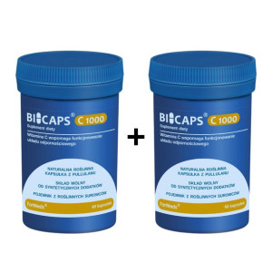 2× Suplement diety ForMeds Bicaps C1000 60 kapsułek