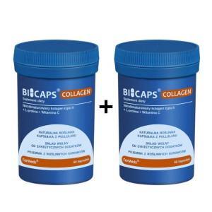 2× Suplement diety ForMeds BICAPS COLLAGEN kolagen kapsułki 60 ml 60 szt.