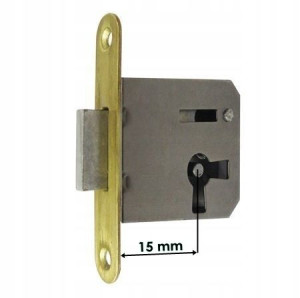 Zamek meblowy wpuszczany "15" prawy