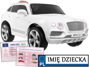 AUTO NA AKUMUALTOR Bentley Bentayga zdalnie sterowane PILOT PASY