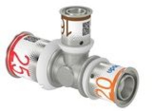 Uponor S-Press PLUS trójnik redukcyjny 25-16-20  1070573