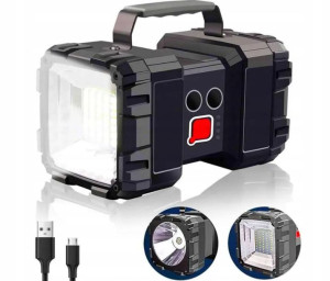 Latarka Akumulatorowa Szperacz Led Xm-l T6 Usb