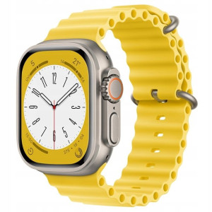Pasek Ocean Do Apple Watch 44/45/49 Ultra Żółty