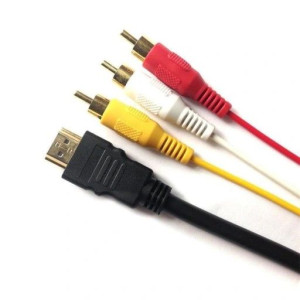 Kabel Hdmi Do 3xrca Cinch Av Hd