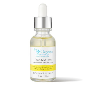 The Organic Pharmacy Four Acid rozjaśniająco-transformujący peeling twarzy
