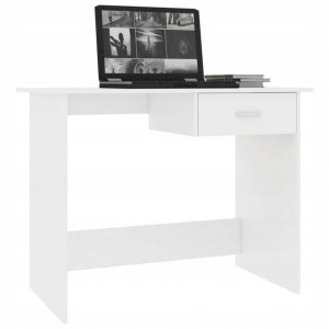 Biurko Białe Komputerowe Stolik Meble Laptop 100cm
