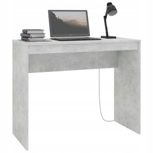 Biurko komputerowe stolik beton szary 90x40x72 cm