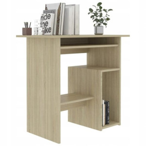 Biurko Komputerowe Stolik Meble Laptop Sonoma 80cm
