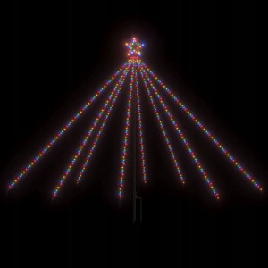 Choinka Stożek Duża Led Ozdoba Świąteczna 250cm