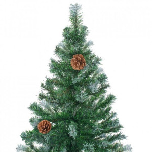 Choinka Sztuczna + Lampki Stojak Naturalna 180cm