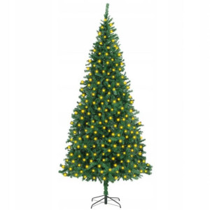 Choinka Sztuczna + Lampki Stojak Naturalna 300cm