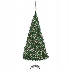 Choinka Sztuczna + Lampki Stojak Naturalna 500cm