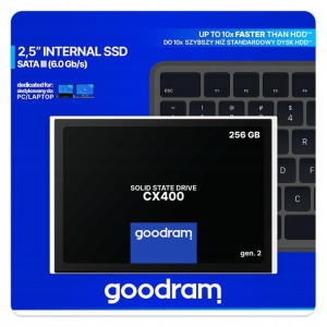 Dysk Ssd 256gb Goodram Gen 2 Cx400 2.5'' Sata Iii
