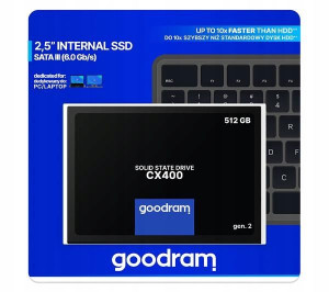 Dysk Ssd 512gb Goodram Gen 2 Cx400 2.5'' Sata Iii