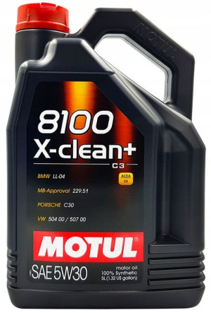 Olej Motul 5w30 8100 X-clean+ 5l Gratis Zawieszka