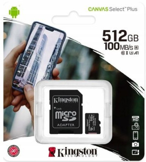 Kingston 512gb Karta Micro Sd Sdcs2 + Adapter Sd