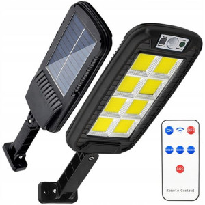 Lampa Solarna Uliczna Latarnia Led 240 Cob + Pilot