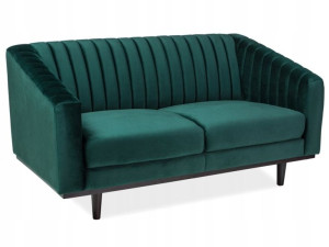 Kanapa Asprey Signal Sofa welur odcienie zieleni