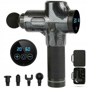 Pistolet Do Masażu Mocny Massage Gun + 6 Głowic
