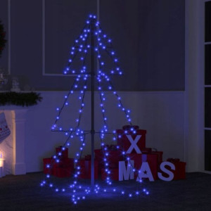 Choinka Zewnętrzna Metalowa Lampki 160 Led 78x120