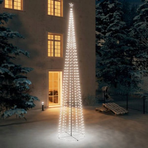 Choinka Zewnętrzna Metalowa Lampki 752 Led 160x500