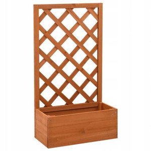 Donica Duża Wysoka Drewniana Ogrodowa Pergola 50cm