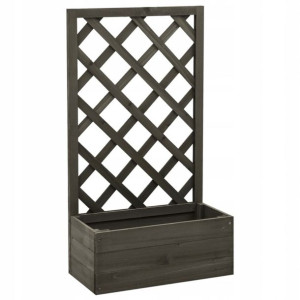 Donica Duża Wysoka Drewniana Ogrodowa Pergola 50cm
