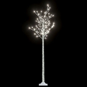 Drzewko Świecące Świąteczne Lampki Led Białe 1,8m