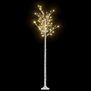 Drzewko Świecące Świąteczne Lampki Led Ciepłe 2,2m
