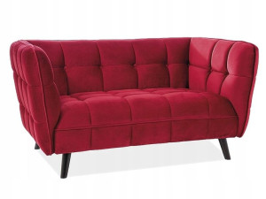 Kanapa SIGNAL, Sofa do salonu, bordowa