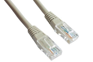 Bc Gembird Patchcord Rj45 Osłonka Zalewana Kat.5e Utp 7.5m Szary