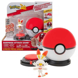 POKEMON SURPRISE ATTACK FIGURKA Scorbunny