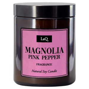 Świeca sojowa KICIA MAGNOLIA naturalna zapachowa do masażu LaQ