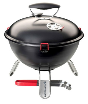 LANDMANN Grill kulisty przenośny PICCOLINO czarny 31382