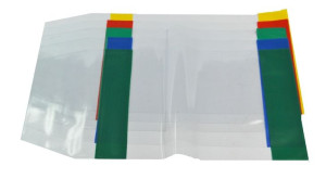 Okładka na książkę, zeszyt 5 szt 215 x 285-320 mm