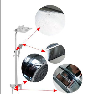 Zestaw prysznicowy bateria panel deszczownica  - OUTLET - 30%