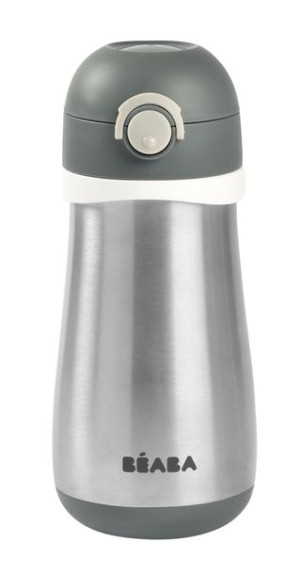 Bidon termiczny termobutelka 350 ml Mineral grey Beaba